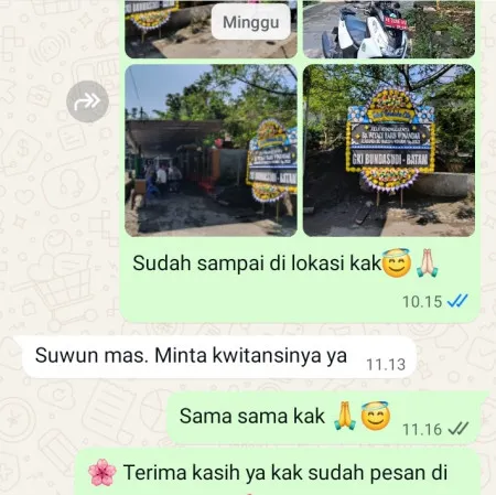 Pengiriman Papan Bunga Duka Cisereh Tigaraksa